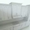 Detail 4 of this Revit family where we can see the upper Revit kitchen cabinets and the moldings, all of which are fully parametric, easy to use and ready to render. Don't let this opportunity go by and get this Revit kitchen family today.