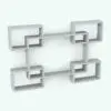 Multiple Rectangles Revit Shelf Family in 3D and rendered in black and white (ambient occlusion style) to showcase the shapes better. This Revit family is fully parametric, easy to use and ready to render. Just load it into your project, load the provided textures (or use your own) and hit the render button for instant results. Don't wait any longer and add this Multiple Rectangles Revit Shelf Family to your cart today.