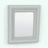 Wall Mirror - Picture Frame Revit Family in 3D and rendered in black and white (ambient occlusion style) to showcase the details better. This intricately detailed Revit family is fully parametric, easy to use and ready to render. Just load it into your Revit project, select the materials (or use the provided ones) and hit the render button for instant results. Don't wait any longer and add this Wall Mirror - Picture Frame Revit Family to your cart today.