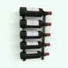 Wall Mounted Wine Rack Revit Family rendered in a dark colored metal finish with 5 bottles of red wine. This Revit family is fully parametric and it comes with a separate wine bottle Revit family that you can add to the rack manually. This bottle of wine allows you to change it from a bottle of red wine to a bottle of white wine, giving you more options to play with. Don't wait any longer and add this Wall Mounted Wine Rack Revit Family to your cart today.