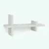 Modern Wall Revit Shelf Family in 3D and rendered in black and white to showcase the shapes better. This Revit family is fully parametric, easy to use and ready to render. Just load it into your project, select the materials (or use the provided ones) and hit the render button for instant results. Don't wait any longer and add this Modern Wall Revit Shelf Family to your cart today.