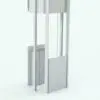 Detail of the weights on this elevator Revit family.