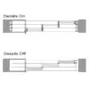 2D details of this Triple Sliding Revit Pocket Door Family - SLD-PXXX