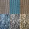 Included textures in the Multishape Revit Rug Family.