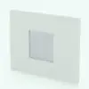 Fixed Revit Window Family in 3D and rendered in black and white (ambient occlusion style) to show the shapes better. This Revit family is fully detailed and it will make your renders look professional and finished. Don't let this opportunity go by and add this Fixed Revit Window Family to your cart today.