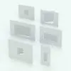 XL Casement Revit Window Family shown in different sizes and configurations to showcase its parametric versatility. This Revit family not only allows you to change the overall dimensions, but also the materials, the position within the wall and even the opening percentage for full customization. And the best part is that it belongs to our FREE Revit families category, so get this Revit window family and start using it in all your projects today.