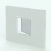 Casement Revit Window Family in 3D and rendered in black and white (ambient occlusion style) to show the shapes better. Ideal for any style of architectural project, this fully parametric and easy to use Revit window family will streamline your workflow in just a few clicks.