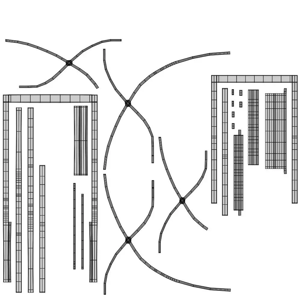 Revit Family / 3D Model - Barcelona Chair UV's 2 Revit Family / 3D Model - Barcelona Chair UV's 2