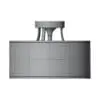 Classic Ceiling Light 3D Model in front view and showing the clean topology. This model was crafted with the best industry practices so you can have a professional looking light 3D model for your projects.