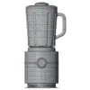 Cylindrical Kitchen Blender 3D Model + Revit Family in front view and displayed in wireframe to showcase the clean and professional quad topology. This kitchen blender 3D model was modeled with the highest industry standards to provide you with a clean and optimized 3D model. Don't let this opportunity pass and add this kitchen blender 3D model to your assets today.