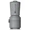 Cylindrical Kitchen Blender 3D Model + Revit Family in side view and displayed in wireframe to showcase the clean topology. Ideal for residential or commercial projects, this kitchen blender 3D model will make your projects and renders stand out in just a few clicks.