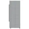 Double Door Refrigerator 3D Model in side view and displayed in wireframe to showcase its topology. Ideal for residential or commercial projects, this highly detailed and high-quality refrigerator 3D model will elevate your projects and 3D renderings in just a few clicks.