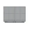 Refrigerator 3D Model With Bottom Freezer in top view and rendered in wireframe mode to visualize the topology better. This model's topology follows all the industry standards to ensure your projects and renders look professional and photoreal. Ideal for modern interior design projects, this refrigerator 3D model will transform your spaces in just a few clicks.