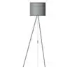 Minimalistic Tripod Standing Lamp 3D Model in front view and rendered in wireframe mode to showcase its clean topology. Whether used as a complement to your projects or a focal point in your renders, this standing lamp 3D model will transform your spaces in just a few clicks. Get it now and see for yourself.