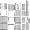 Revit Family / 3D Model - Modern Metal Base Dining Set UV's 1