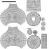 Revit Family / 3D Model - Modern Metal Base Dining Set UV's 2