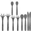 Revit Family / 3D Model - Modern Silverware Set 1 UV's