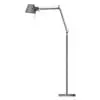 Modern Standing Lamp 3D Model in side view and rendered in wireframe mode to show the quad topology. Whether used in modern or contemporary interior design projects, this high-quality standing lamp 3D model will make your renders stand out.