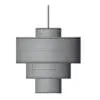 Modern Tiered Chandelier 3D Model in front/side view and rendered in wireframe style to showcase its clean and optimized topology. Ideal for residential, commercial or hospitality settings, this high-quality chandelier 3D model will make your renders stand out.