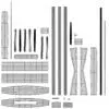Revit Family / 3D Model - Minimalistic Tripod Standing Lamp UV's 1