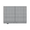 Quad-Door Modern Refrigerator 3D Model in top view and rendered in wireframe mode to show the topology better. Its clean and professional topology ensures a streamlined workflow. Ideal for modern interior design projects, this refrigerator 3D model is the perfect complement for your kitchen renders.