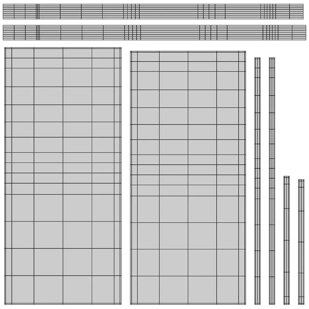Revit Family / 3D Model - Sleek Rectangular Wooden Metal Dining Set UV's 1 Revit Family / 3D Model - Sleek Rectangular Wooden Metal Dining Set UV's 1