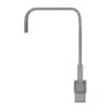 Square Kitchen Faucet 3D Model in side view and rendered in wireframe mode to show the quad topology better. This model was built using the highest standards in modeling, texturing and UV'ing, to ensure your projects look professional. Don't let this opportunity go by and add this kitchen faucet 3D model to your personal assets today.
