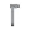 Square Kitchen Faucet 3D Model in top view and rendered in wireframe mode to show the quads. Whether used in residential or commercial projects, this faucet 3D model will complement your projects in just a few clicks and make them look finished.