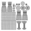 Revit Family / 3D Model - Square Layered Base Dining Set UV's 2