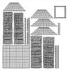 Revit Family / 3D Model - Square Layered Base Dining Set UV's 3