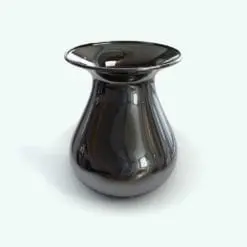Classic Flower Vase 3D Model in 3D and rendered in Vray with a dark shiny finish. Ideal for adding a touch of warmth and coziness to your 3D projects, this high-quality vase 3D model will make your projects stand out in just a few clicks.
