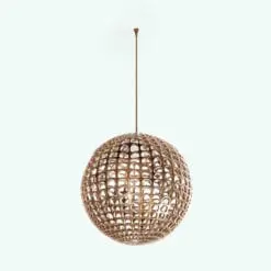 Dropped Spheres Chandelier 3D Model rendered in Vray with a gold metallic finish. Ideal for modern and contemporary luxury interiors, this high-quality and easy to use chandelier 3D model will take your projects to the next level.