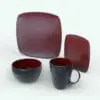 Dual Tone Tableware 3D Model rendered in Vray with a red/black material applied (and included in this model). Ideal for modern, contemporary and even traditional kitchen 3D visualizations, this tableware 3D model will bring charm, warmth and finesse to your projects. Get it today and see for yourself.