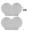 Revit Family / 3D Model - Modern Standing Lamp UV's 4