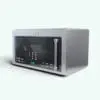 Microwave Oven 3D Model + Revit Family rendered in Vray with a stainless steel finish and a black screen with embedded buttons. This microwave oven 3D model is ideal for modern and contemporary 3D kitchen visualizations and it will make your spaces feel finished. Don't wait any longer and add this microwave 3D model (that also includes a microwave Revit family) to your cart today.