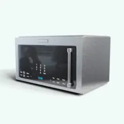 Microwave Oven 3D Model + Revit Family rendered in Vray with a stainless steel finish and a black screen with embedded buttons. This microwave oven 3D model is ideal for modern and contemporary 3D kitchen visualizations and it will make your spaces feel finished. Don't wait any longer and add this microwave 3D model (that also includes a microwave Revit family) to your cart today.