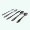 Minimalistic Modern Silverware - Cutlery 3D Model rendered in Vray with a stainless steel finish. This cutlery 3D model is ideal for enhancing your kitchen, restaurant or dining table settings and making them look elegant, and complete. Don't let this opportunity go by and add this cutlery 3D model set to your cart today.