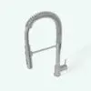 Pull Down Kitchen Faucet 3D Model rendered in Vray with stainless steel materials. This model was created with the highest standards in modeling, texturing and UV'ing to ensure this faucet 3D model look great in all your 3D visualizations.