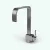 Square Kitchen Faucet 3D Model rendered in Vray with a stainless steel finish. Ideal for high end 3D kitchen visualizations, this high-quality and easy to use faucet 3D model will make your renders look elegant, modern and sophisticated.