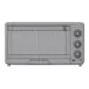 Toaster Oven 3D Model + Revit Family in front view and rendered in wireframe mode to showcase its clean and optimized quad topology. Ideal for kitchens, bars, restaurants and more, this high-quality and easy to use toaster oven 3D model will make your renders stand out.