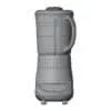 Traditional Kitchen Blender 3D Model in front view and rendered in a gray wireframe style to showcase its clean and optimized topology. Ideal for high-end kitchen visualizations, whether residential or commercial, this ready to render kitchen blender 3D model also includes a Revit family so you can use it in all your favorite programs.