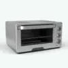 Toaster Oven 3D Model + Revit Family rendered in Vray with a stainless steel finish and dark gray accents. This model is ideal for modern and contemporary interior design projects. Whether residential, commercial or hospitality projects, this high-quality oven 3D model will transform your spaces in just a few clicks.