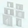 Sloped Revit Door Family With Sidelights in different sizes and configurations to showcase its parametric flexibility. This Revit door is a true chameleon since it can adopt many shapes and configurations to suit your project needs. Whether you need a regular door or a sloped Revit door with sidelights, this family has you covered! Additionally, you can remove the sidelights selectively to customize it even further! Don't wait any longer and get this Sloped Revit Door Family With Sidelights now. You will notice the difference!