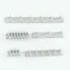 Wall Mounted Hangers Coat Rack Revit Family shown in different configurations to showcase its parametric versatility. Ideal for residential, commercial and hospitality settings, this fully parametric and easy to use coat rack Revit family will add a touch of modern and elegance to your projects in just a few clicks.