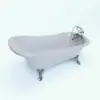 Antique Basic Bathtub 3D Model + Revit Family rendered in Vray with a white ceramic material and chromed accents and legs. This bathtub 3D model also includes a Revit bathtub family so you can use it in all your favorite programs. Ideal for residential, commercial or hospitality projects, this high-quality bathtub 3D model will make your spaces stand out.