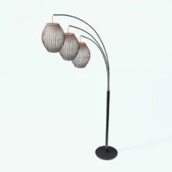 Antique Triple Lamp 3D Model rendered in Vray with a dark metallic finish and light colored "lantern" finishes. Ideal for residential, commercial or hospitality projects, this professionally built and ready to render lamp 3D model will elevate your renders to new heights in just a few clicks.