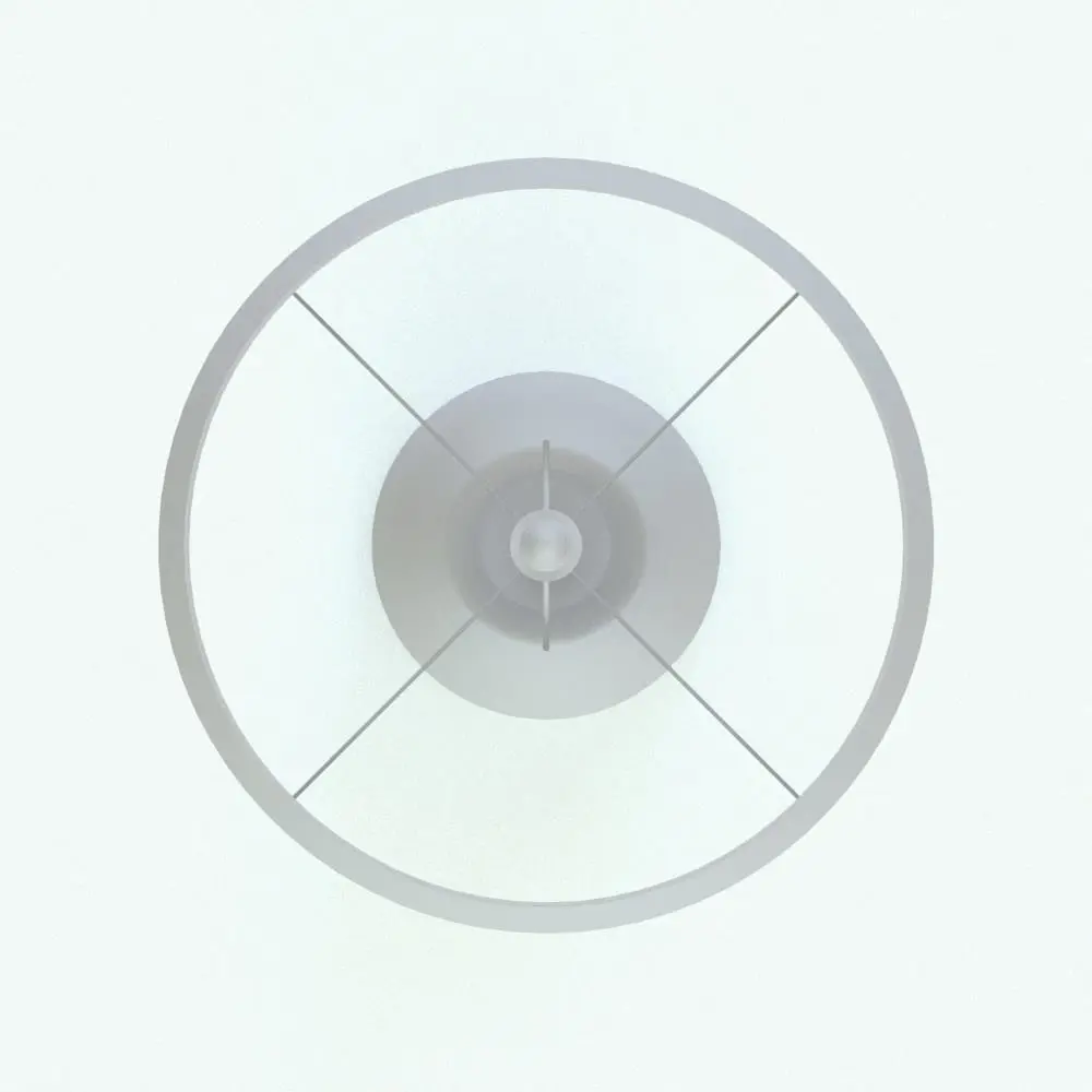 Revit Family / 3D Model - Circular Curved Base Lamp Revit Family Top View Circular Curved Base Lamp Revit Family in top view and rendered without any materials to show the shapes better. Whether you need a complement for your project or a statement piece in your render, this fully parametric and easy to use lamp Revit family will streamline your workflow and make your renders stand out.