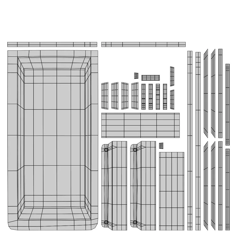 Revit Family / 3D Model - Modern Digital Minioven UV's 5 Revit Family / 3D Model - Modern Digital Minioven UV's 5