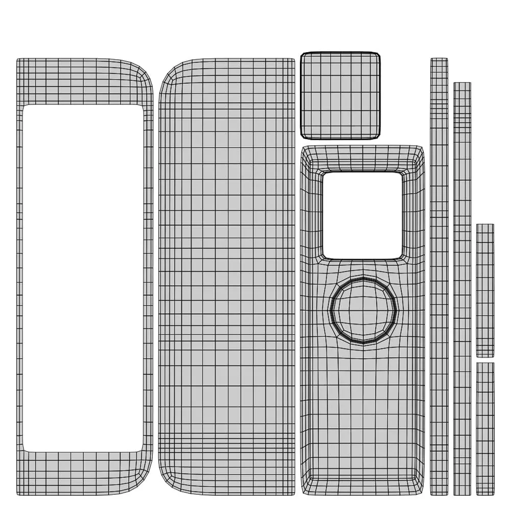 Revit Family / 3D Model - Modern Digital Minioven UV's 7 Revit Family / 3D Model - Modern Digital Minioven UV's 7