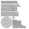 Revit Family / 3D Model - Antique Triple Lamp UV's 1